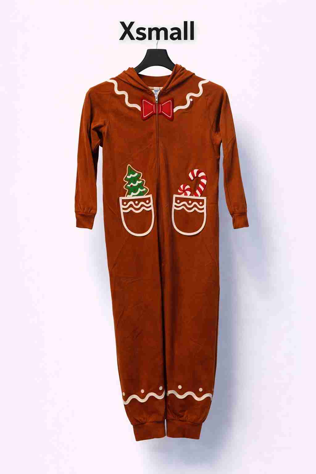 Red & Black Checkered Winter Fleece Onesie for Adults | Hooded Cozy Sleepwear