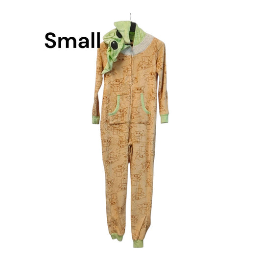 Baby Yoda Inspired Hooded Onesie – Small