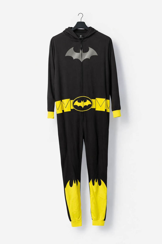 Red & Black Checkered Winter Fleece Onesie for Adults | Hooded Cozy Sleepwear