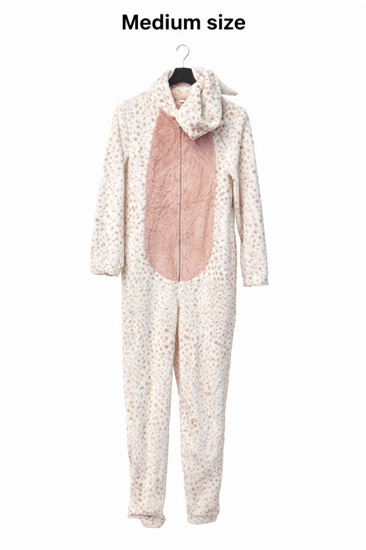 Red & Black Checkered Winter Fleece Onesie for Adults | Hooded Cozy Sleepwear