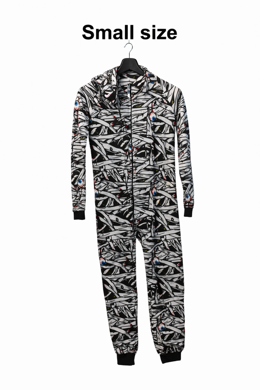 Red & Black Checkered Winter Fleece Onesie for Adults | Hooded Cozy Sleepwear